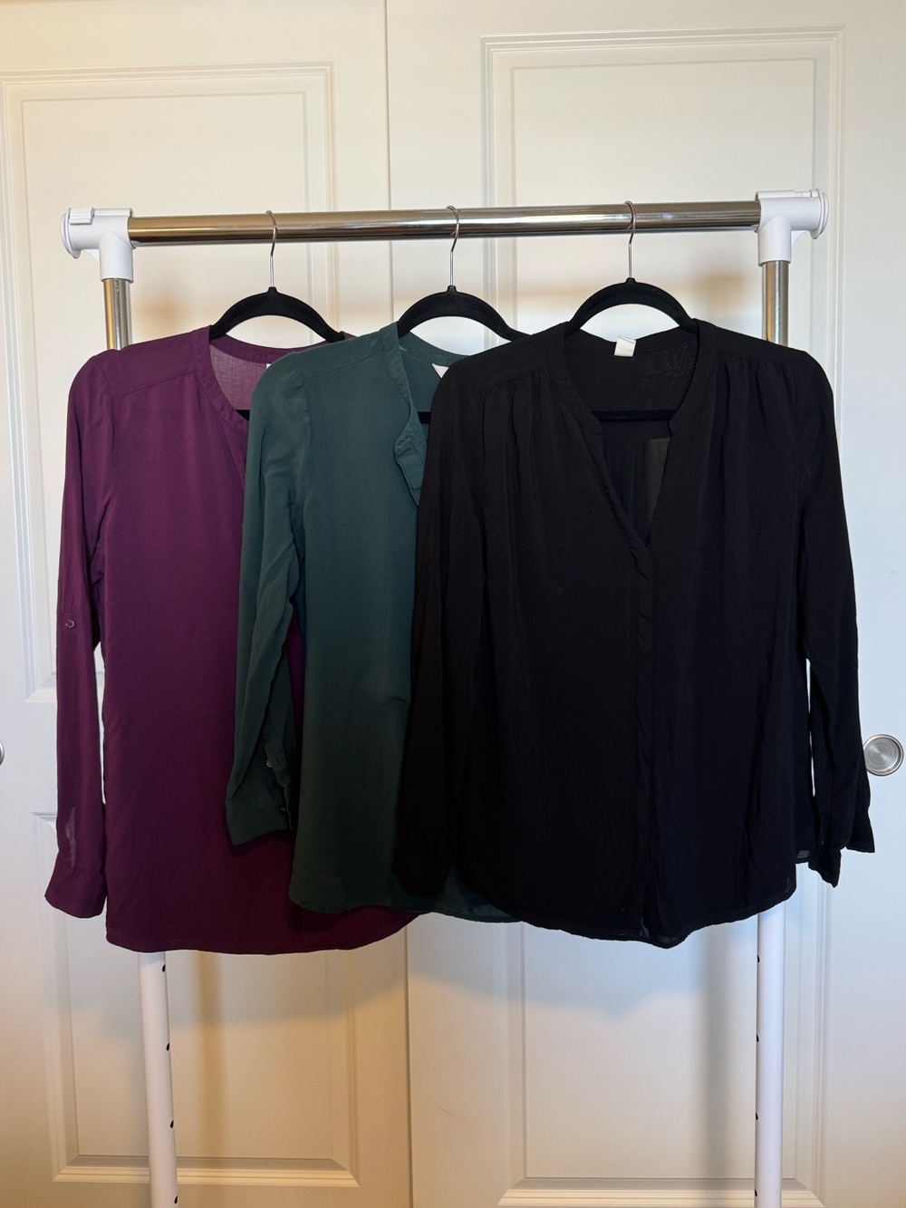 Set of 3 Old Navy Tunic 3/4 Sleeve Blouses
